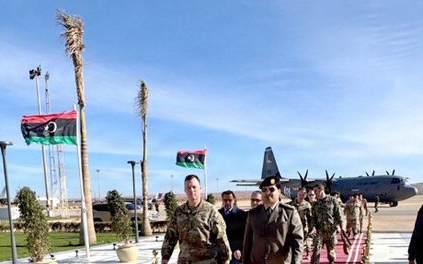 Gen. Dagvin Anderson Marks First Visit to Libya; Stresses Unity and Peace Among Leaders
