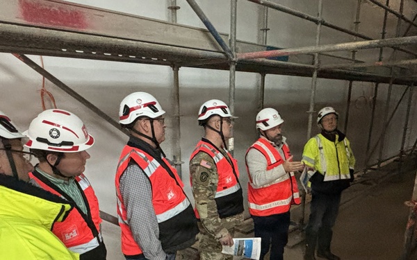 USACE leadership checks progress on Spangdahlem Elementary School construction