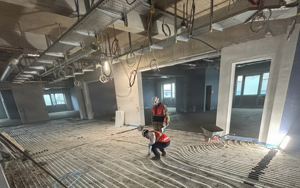 USACE leadership checks progress on Spangdahlem Elementary School construction