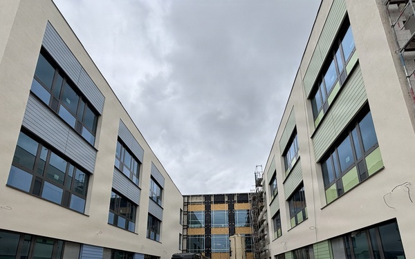 USACE leadership checks progress on Spangdahlem Elementary School construction