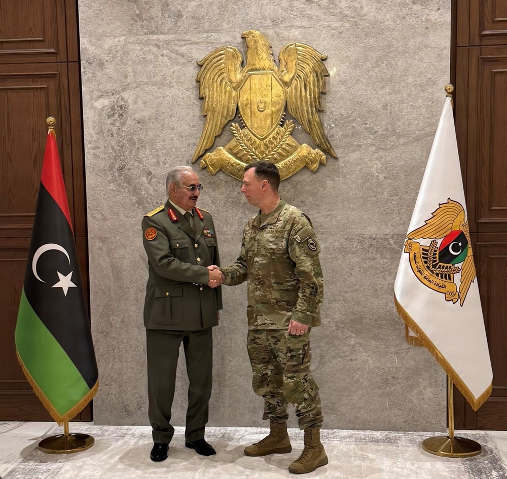 Gen. Dagvin Anderson Marks First Visit to Libya; Stresses Unity and Peace Among Leaders