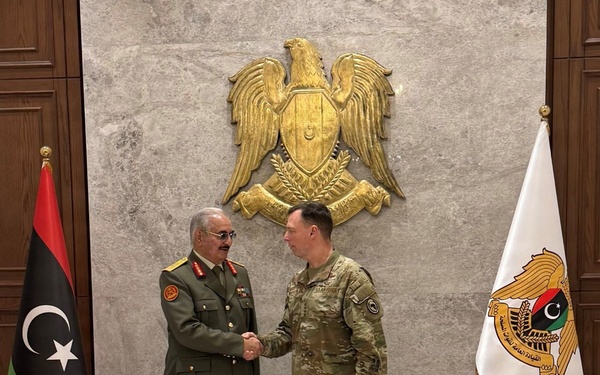 Gen. Dagvin Anderson Marks First Visit to Libya; Stresses Unity and Peace Among Leaders