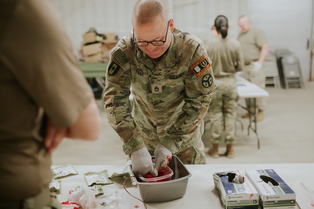 JMTG-U Troopers Conduct Realistic Casualty Treatment Training