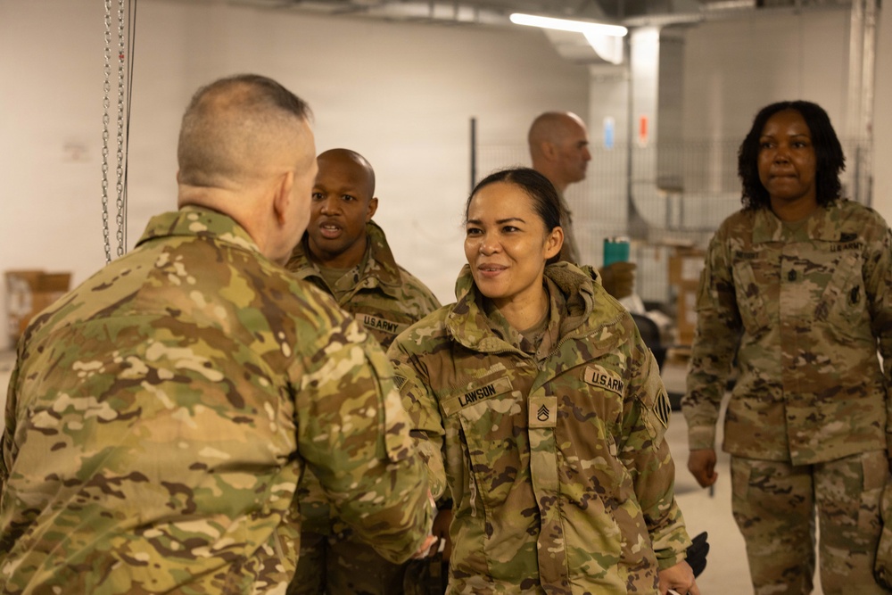 Maj. Gen. Michael B. Lalor visits 33rd Airbase Powidz, Poland