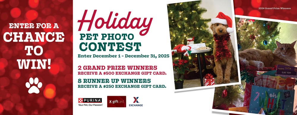 AAFES Holiday Pet Photo Contest