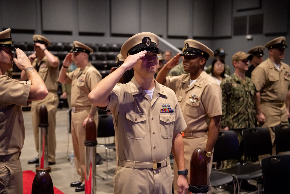 Chief Electrician’s Mate Nathaniel Fernandez Commissioning
