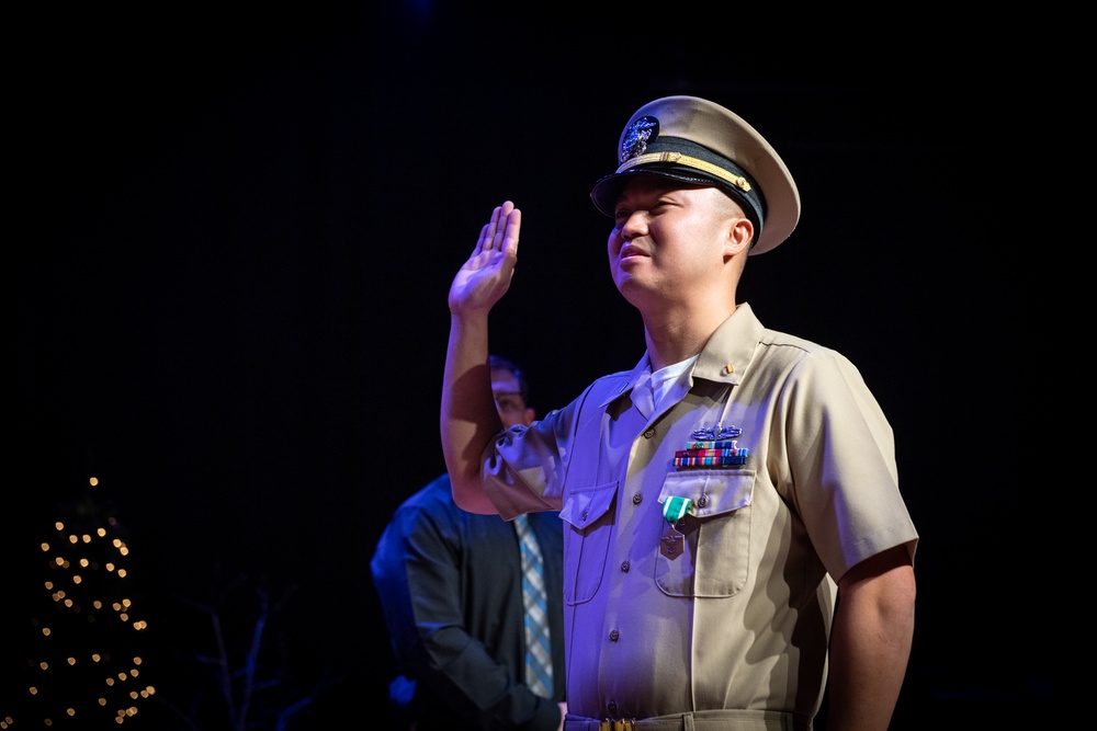 Chief Electrician’s Mate Nathaniel Fernandez Commissioning