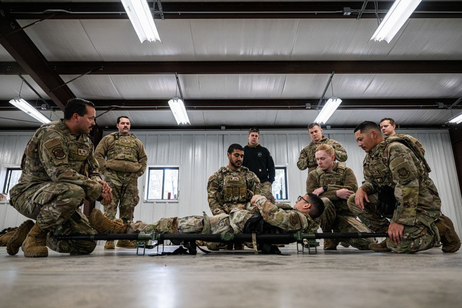 321st CRS Conducts Individual Deployment Training Refresher