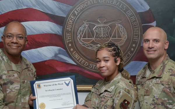 Warrior of the Week: SrAmn Kayla Canzater