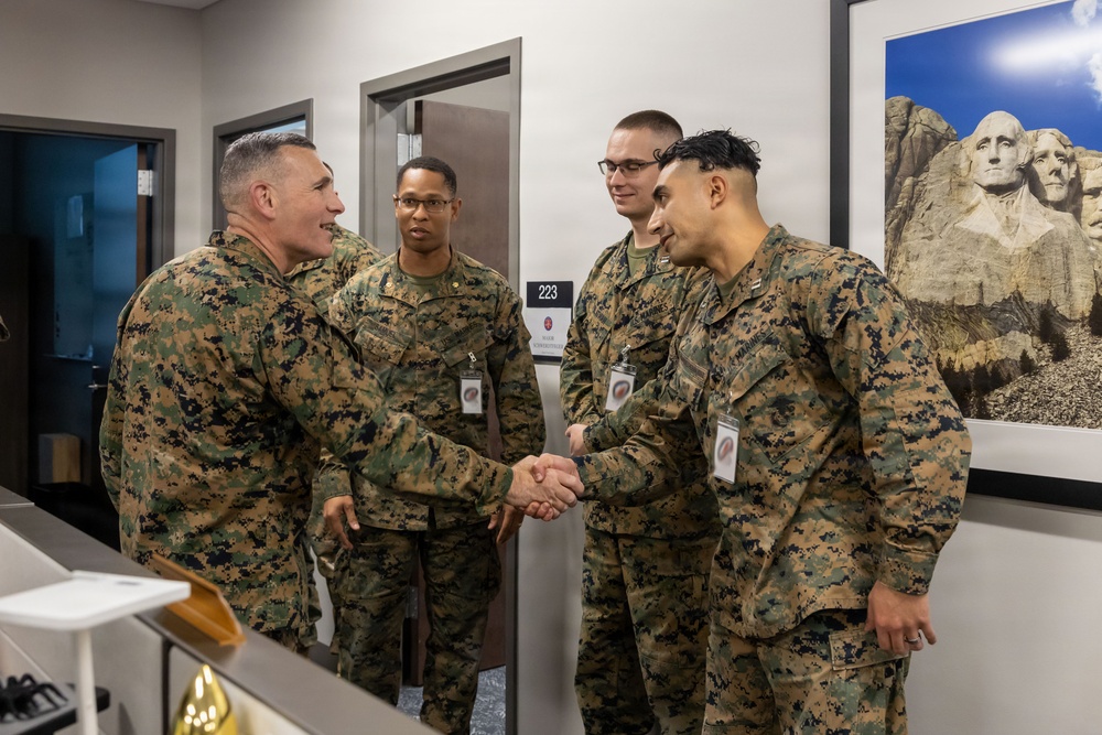 Brig. Gen. Rizzo Tours Regional Law Center East at Camp Lejeune