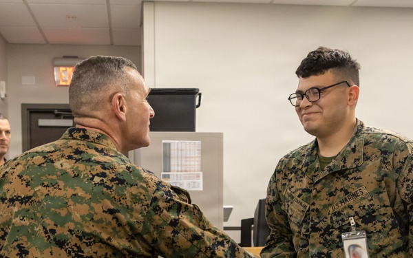 Brig. Gen. Rizzo Tours Regional Law Center East at Camp Lejeune