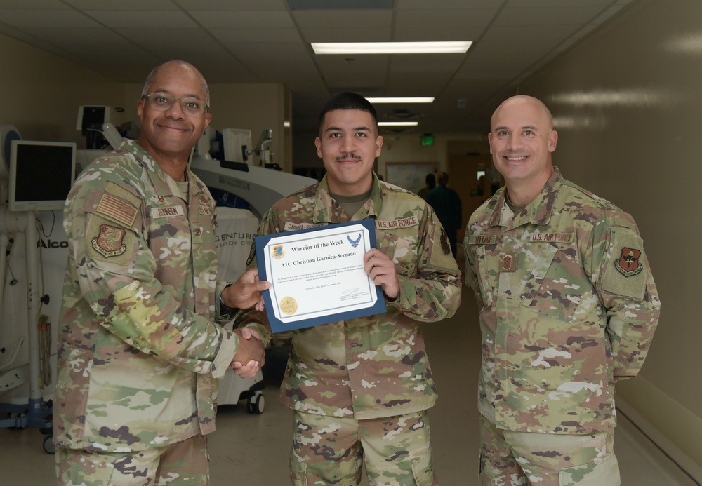 Warrior of the Week: A1C Christian Garnica-Serrano