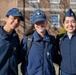 U.S. Coast Guard Academy cadets return from holiday leave