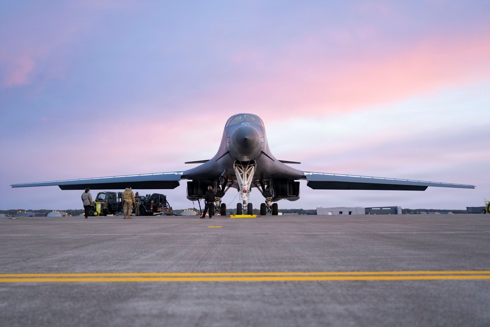 B-1B Lancers Depart Misawa After Concluding Bomber Task Force Mission