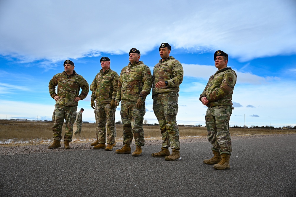 Director of Security Forces visits F.E. Warren AFB Defenders