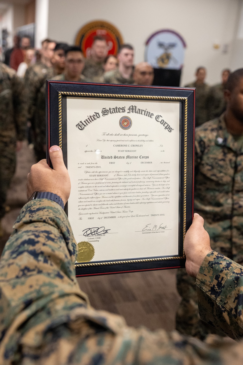 Promotion to Staff Sergeant