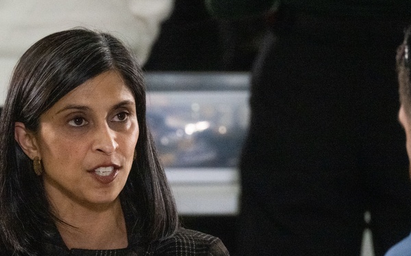 First Lady Melania Trump and Second Lady Usha Vance Partner with Red Cross Making Care Packages at Andrews