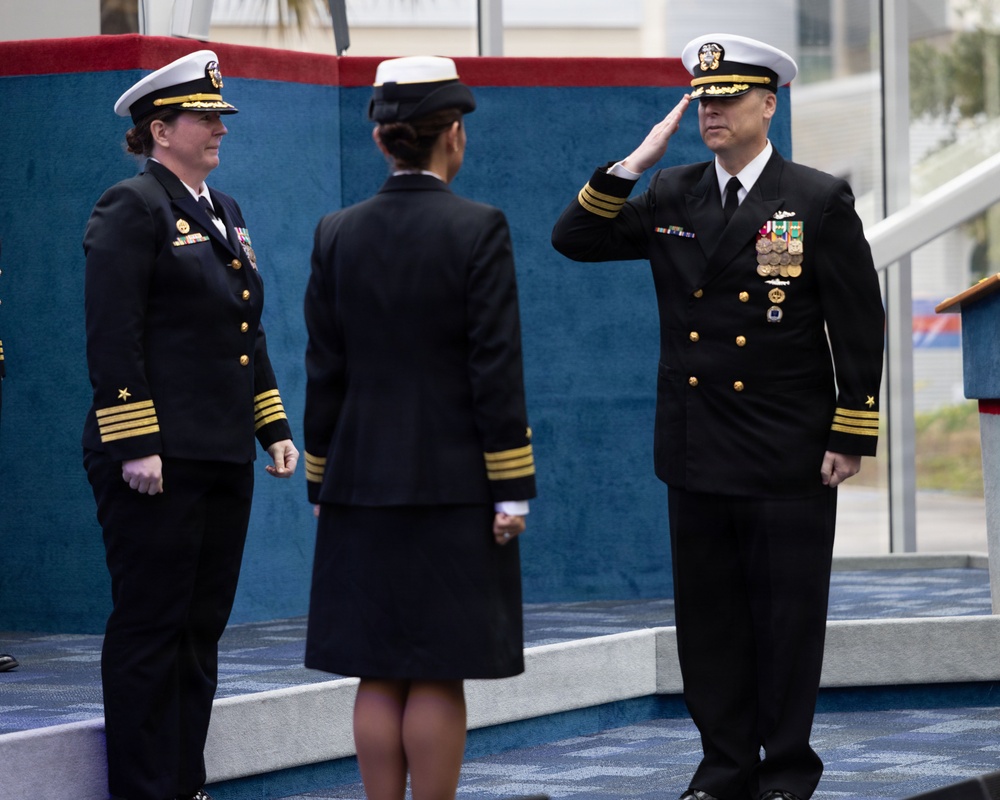 Transaction Service Center Pensacola Holds Change of Command