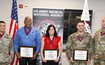 USAMMA inducts MEDLOG leaders into O2M3