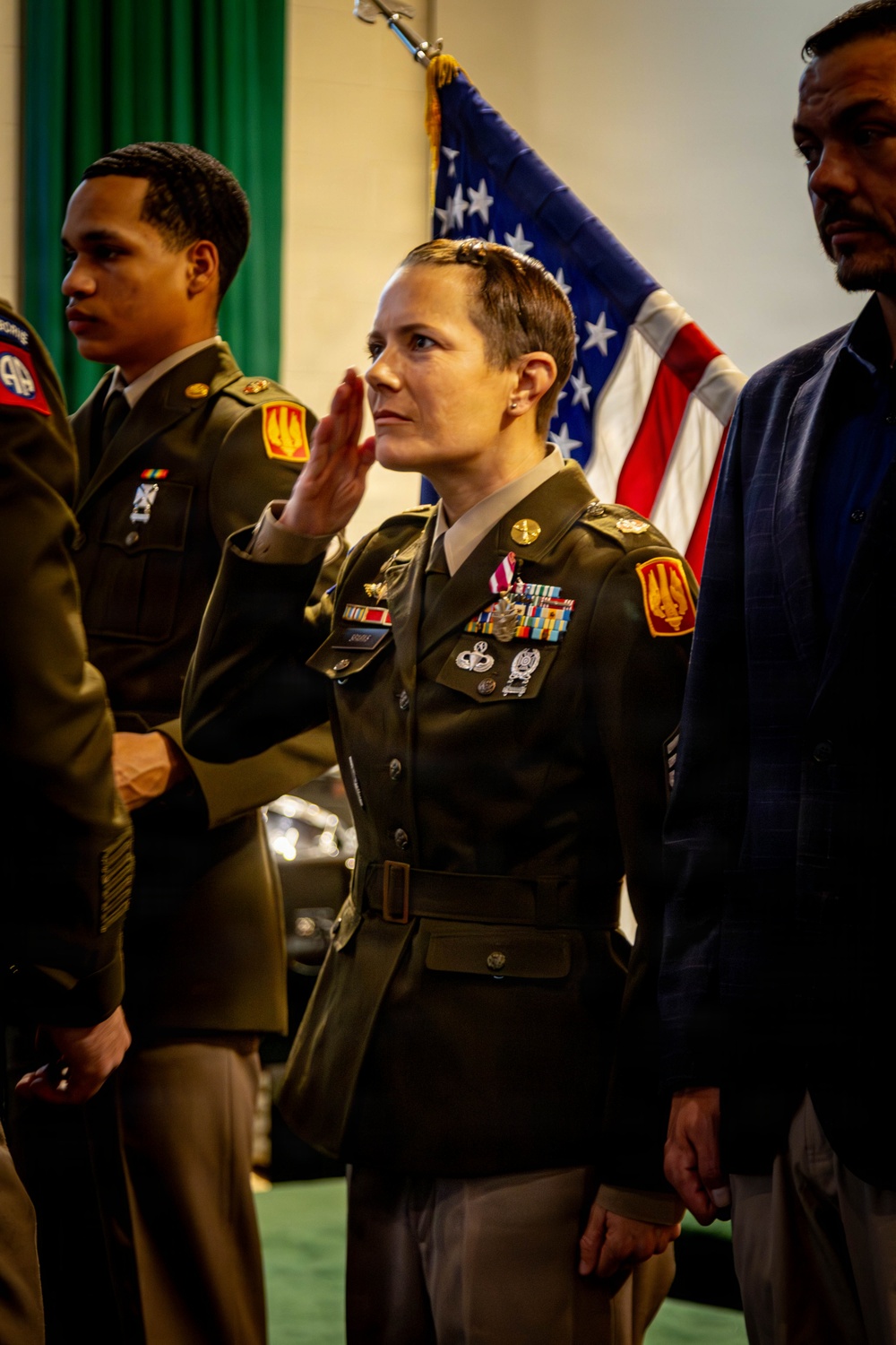Sgt. 1st Class Annie Sparks Retirement Ceremony