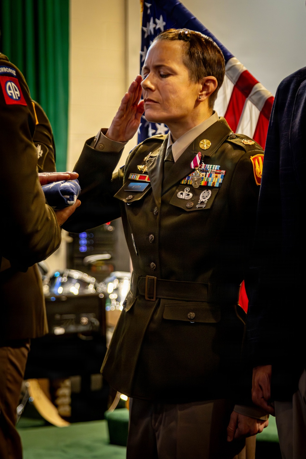 Sgt. 1st Class Annie Sparks Retirement Ceremony