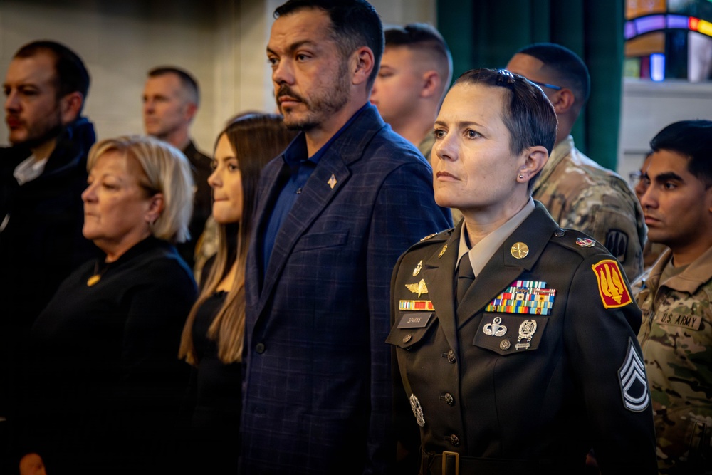 Sgt. 1st Class Annie Sparks Retirement Ceremony
