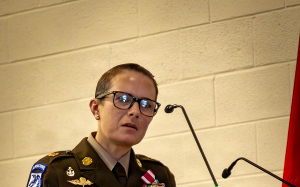 Sgt. 1st Class Annie Sparks Retirement Ceremony