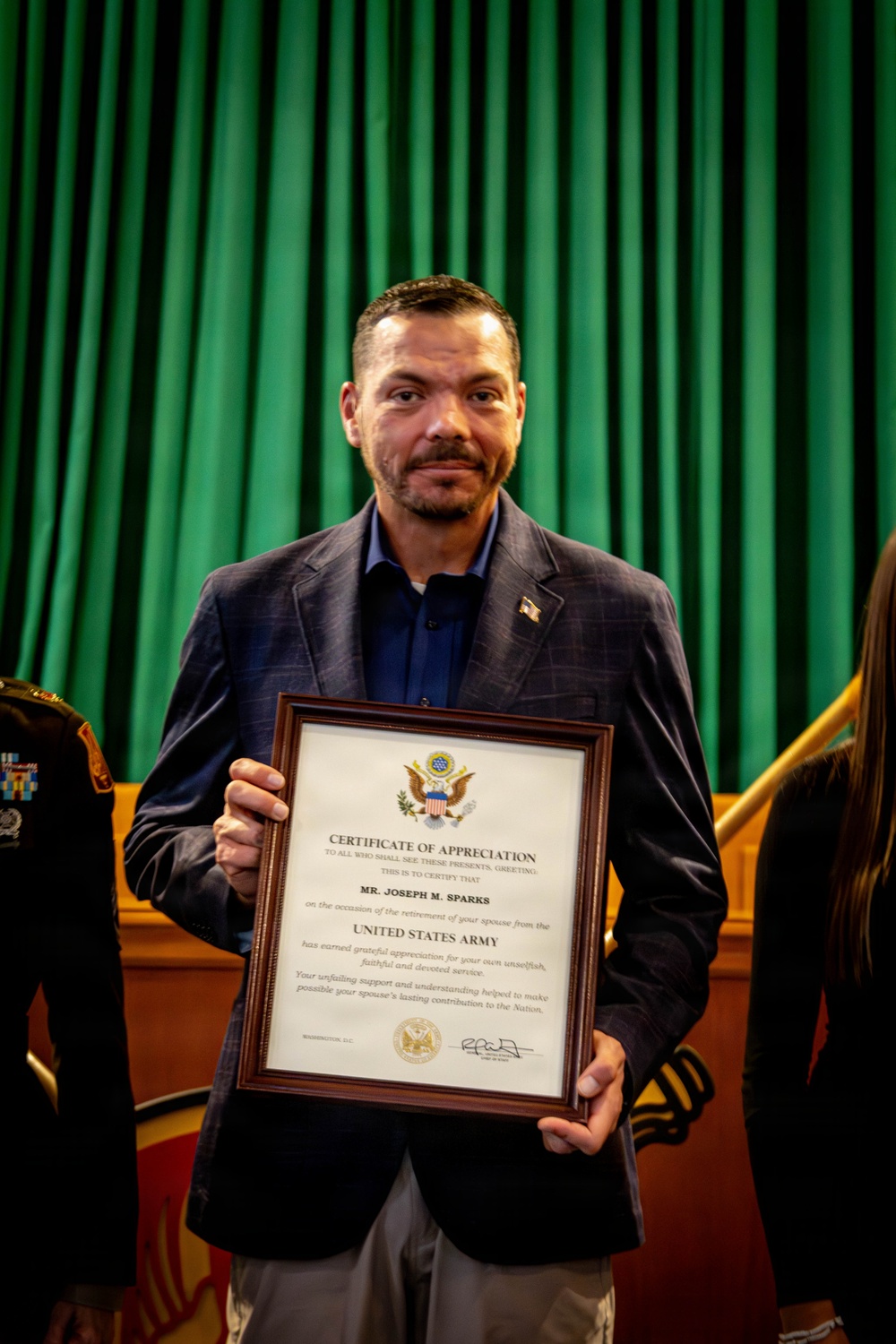 Sgt. 1st Class Annie Sparks Retirement Ceremony