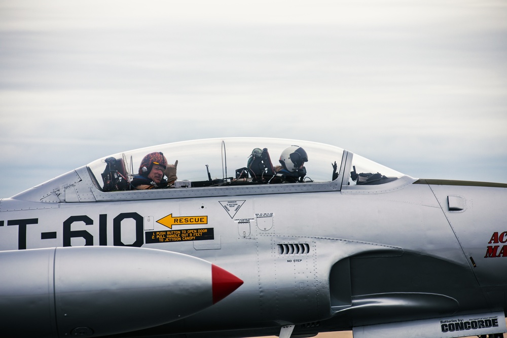 US Naval Test Pilot School conducts flight operations