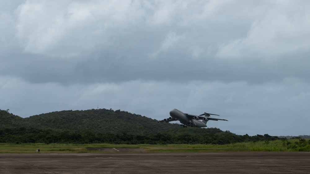 C-5 departure from Puerto Rico