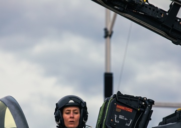 US Naval Test Pilot School conducts flight operations