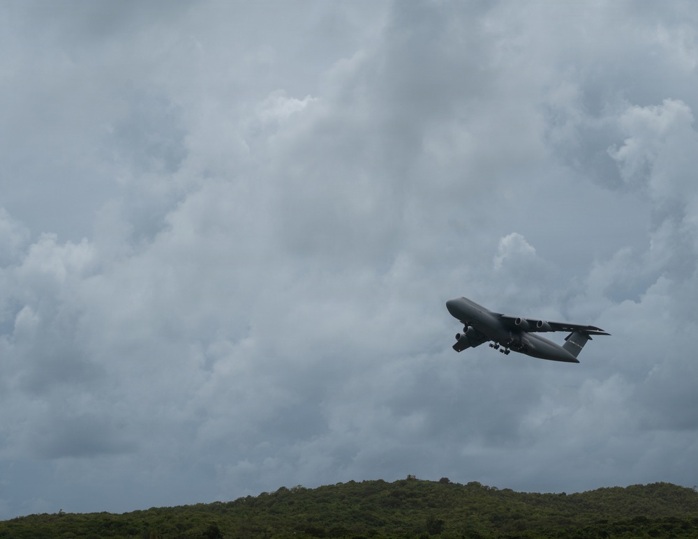 C-5 departure from Puerto Rico