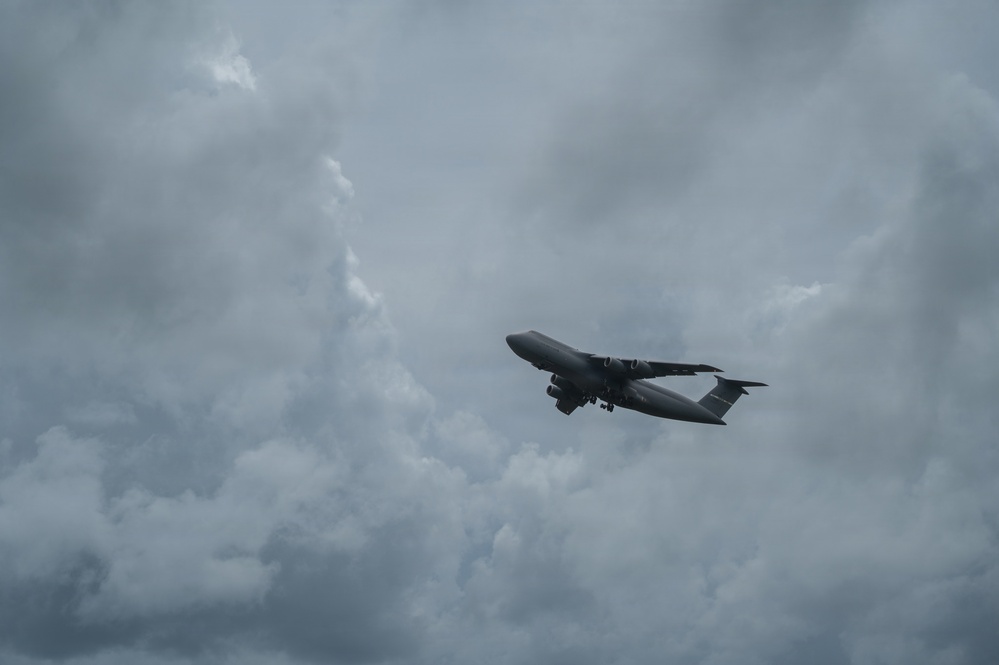 C-5 departure from Puerto Rico