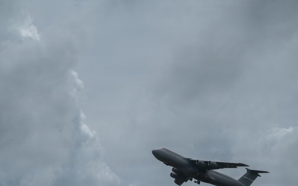 C-5 departure from Puerto Rico