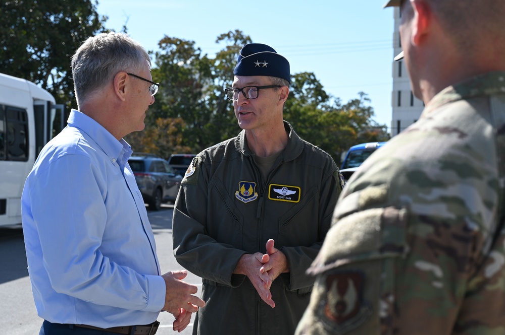 Secretary of the Air Force Troy Meink visits Eglin AFB