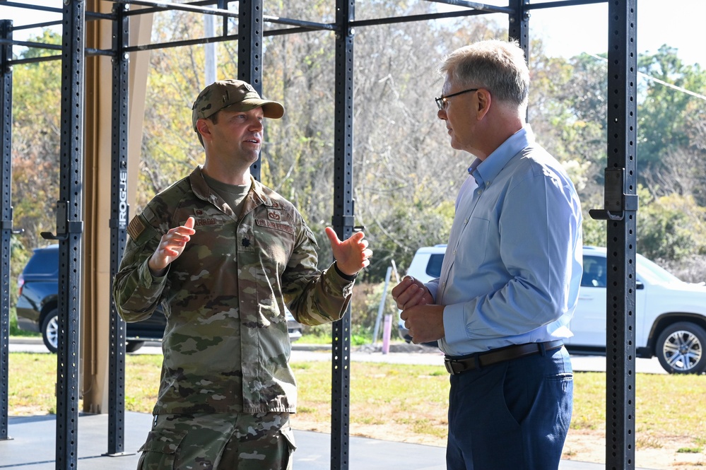 Secretary of the Air Force Troy Meink visits Eglin AFB