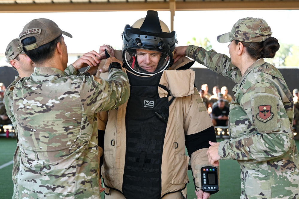 Secretary of the Air Force Troy Meink visits Eglin AFB