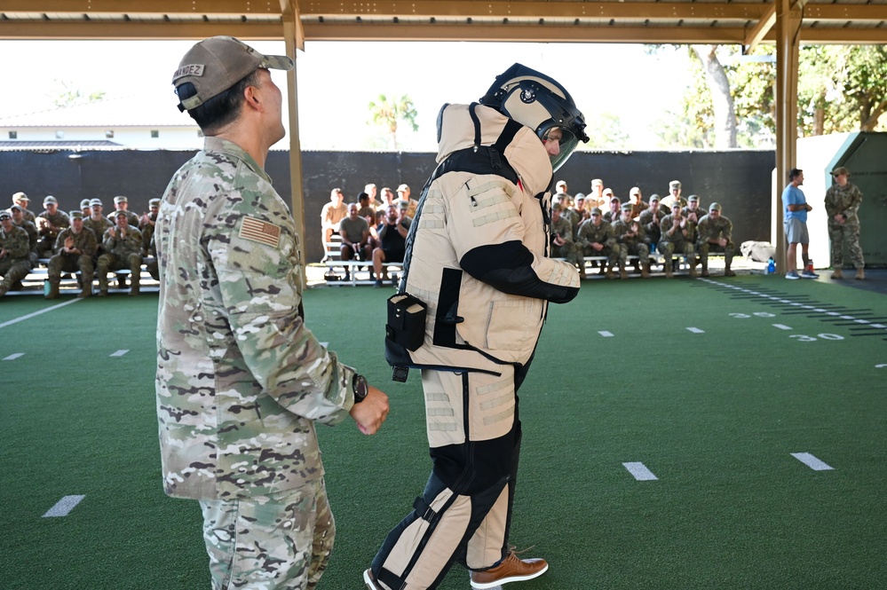 Secretary of the Air Force Troy Meink visits Eglin AFB