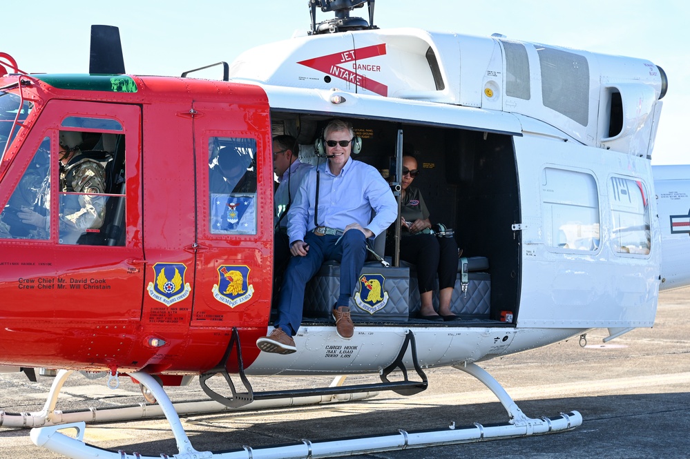 Secretary of the Air Force Troy Meink visits Eglin AFB