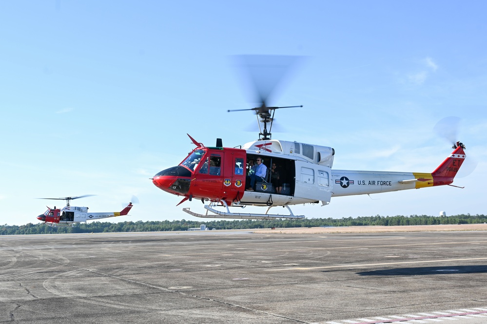 Secretary of the Air Force Troy Meink visits Eglin AFB