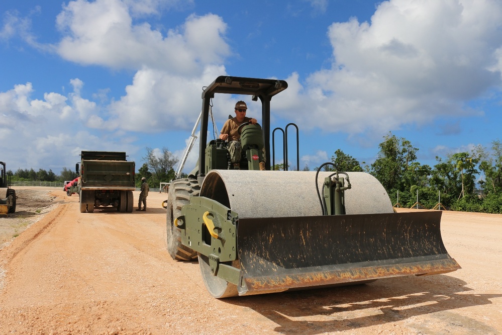 NMCB 133 Works on Polaris Point Project