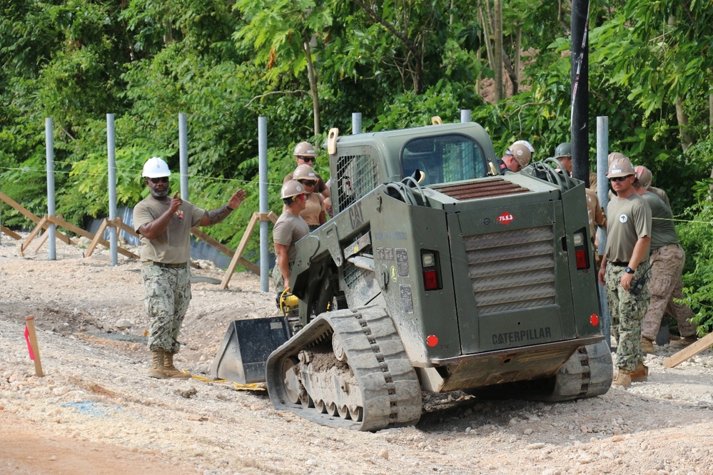NMCB 133 Works on Polaris Point Project