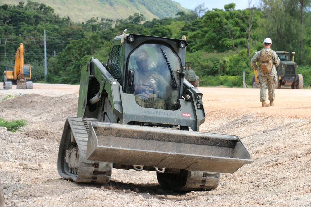 NMCB 133 Works on Polaris Point Project