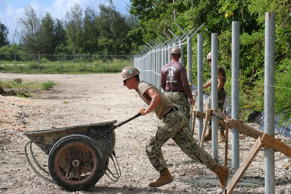 NMCB 133 Works on Polaris Point Project