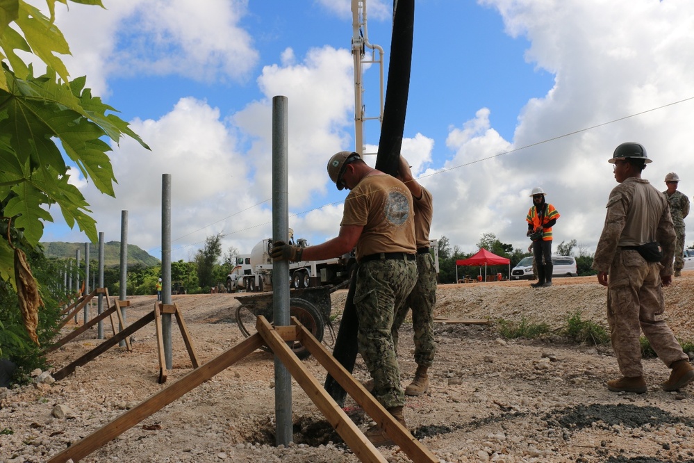 NMCB 133 Works on Polaris Point Project