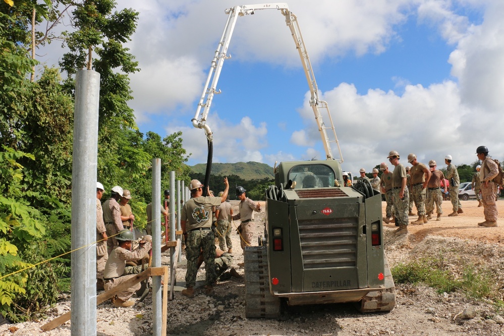 NMCB 133 Works on Polaris Point Project