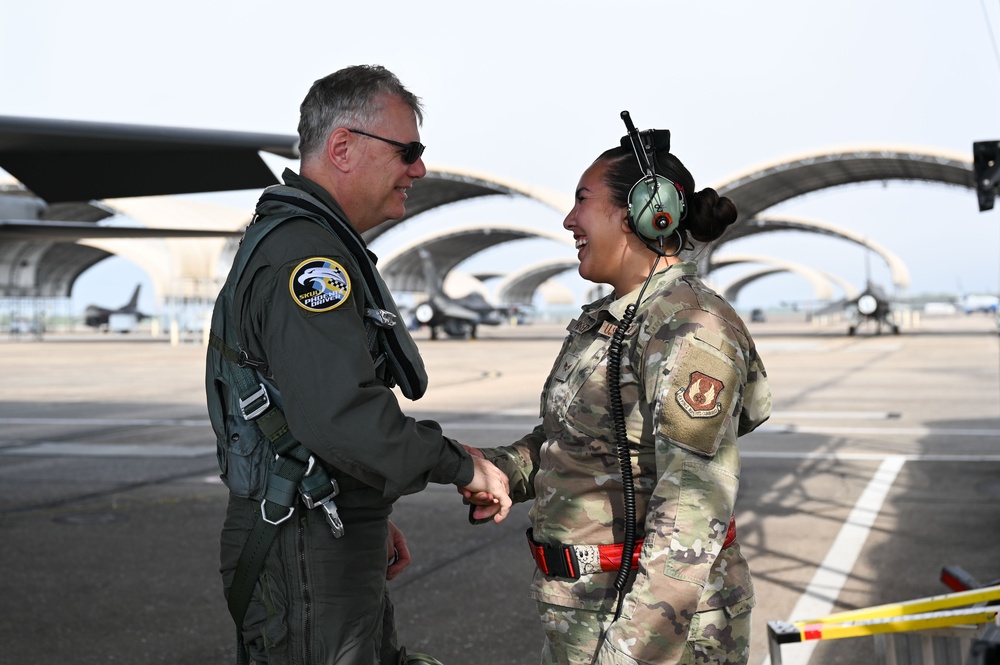Secretary of the Air Force Troy Meink visits Eglin AFB