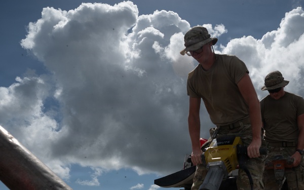 346th EABS restores flightline