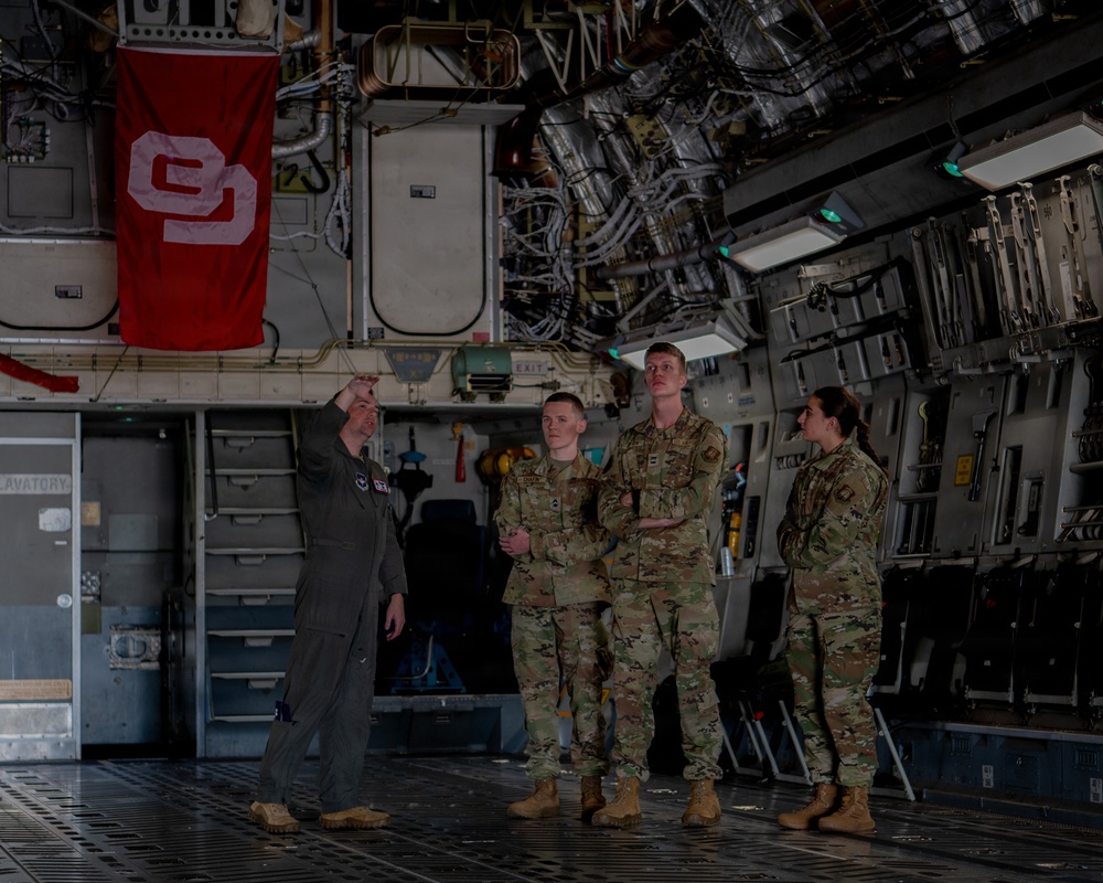 OU AFROTC Cadets Visit Tinker