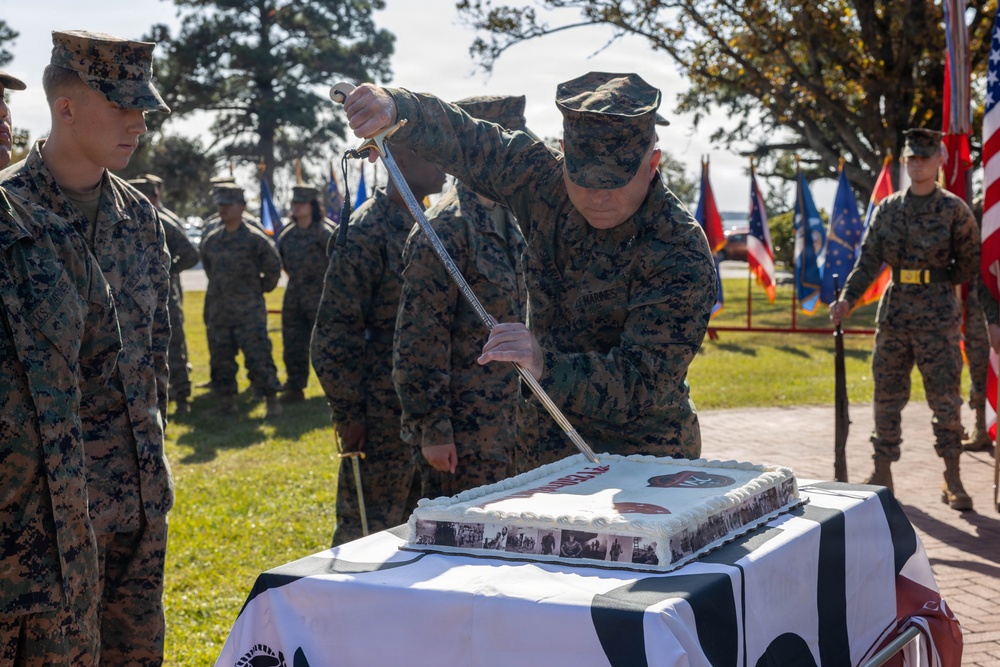 2nd Marine Division 250th Cake Cutting Ceremony